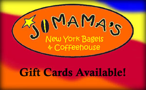 Come by JoMama's Orleans and pick up your Gift Card!